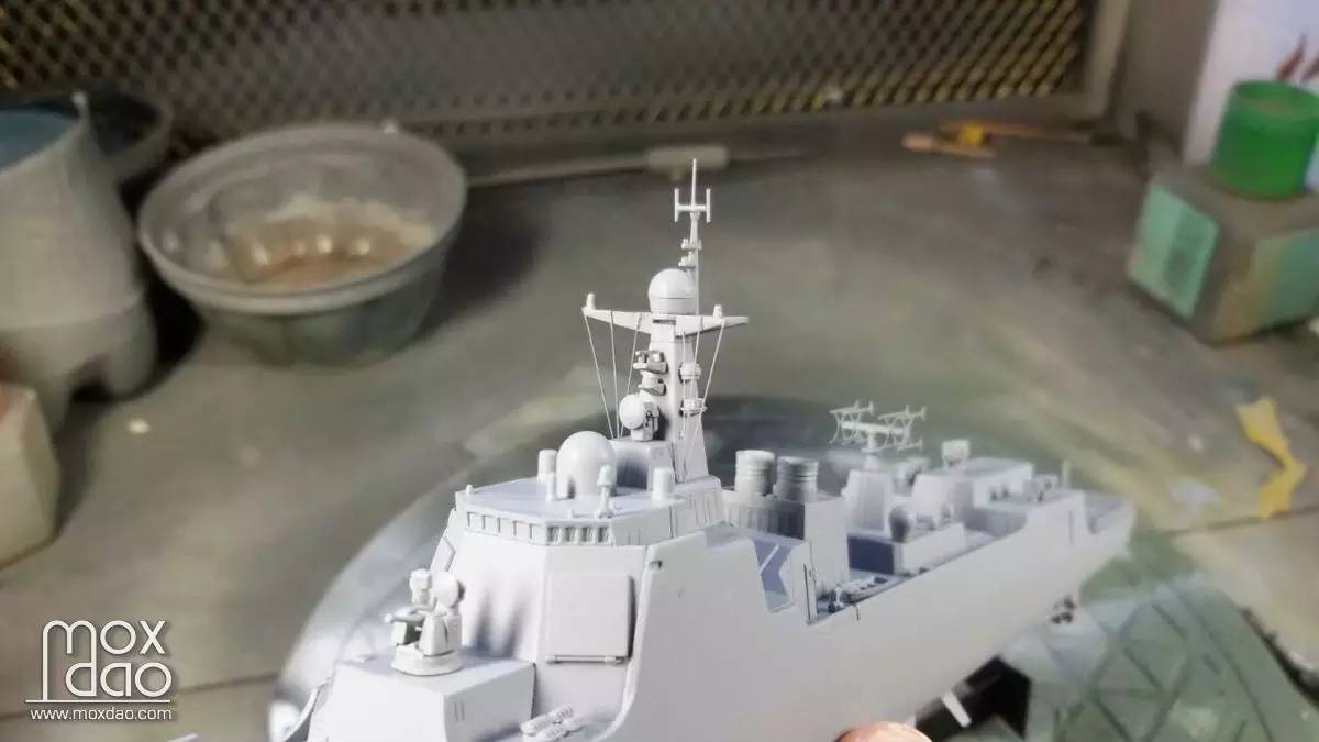 国舰模型,巡洋舰模型制作全过程