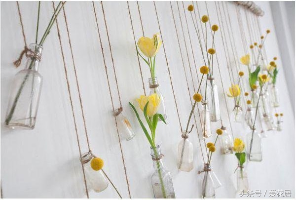酒瓶摆件大全简单又漂亮,手工玫瑰花花瓶摆件