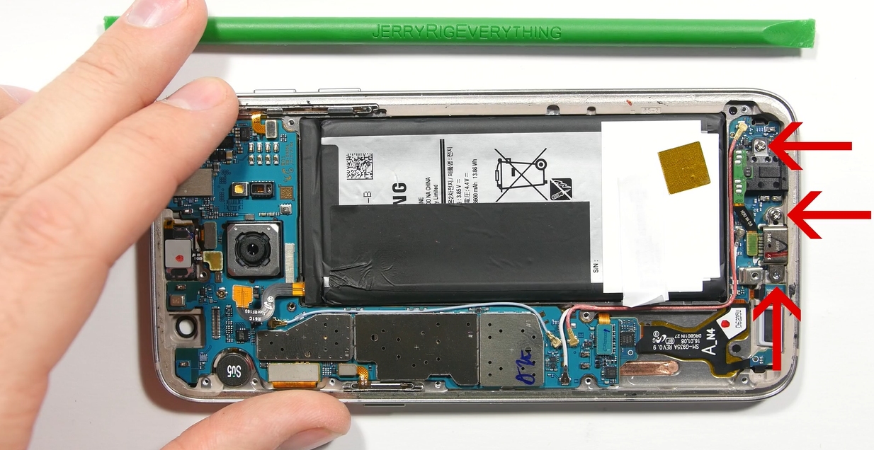 三星s7edge拆机修电源键,三星s7edge拆机视频