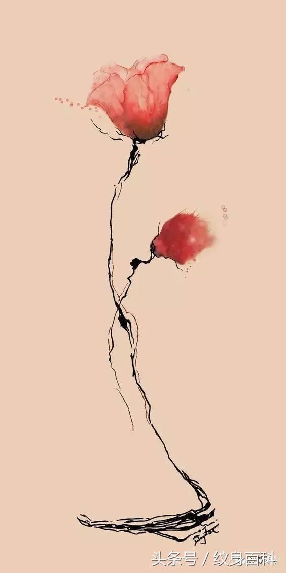 做好人还是做坏人全在自己,这就是*粟罂**和纹身