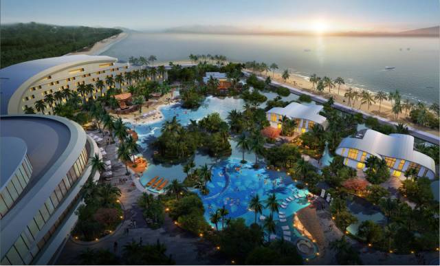乘船酒店办入住、碧海沙滩来漫步……这家福州最大五星级酒店在长乐开建啦，将打造成“海上威尼斯”！