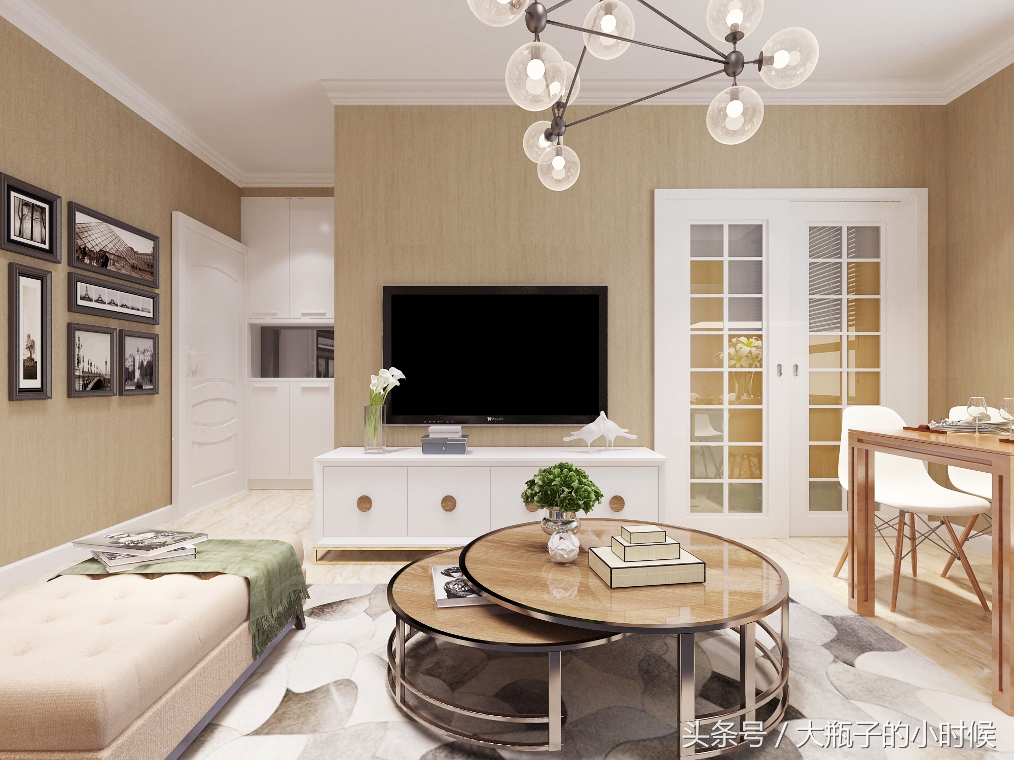 现代简约和中式碰撞,现代与简约的碰撞