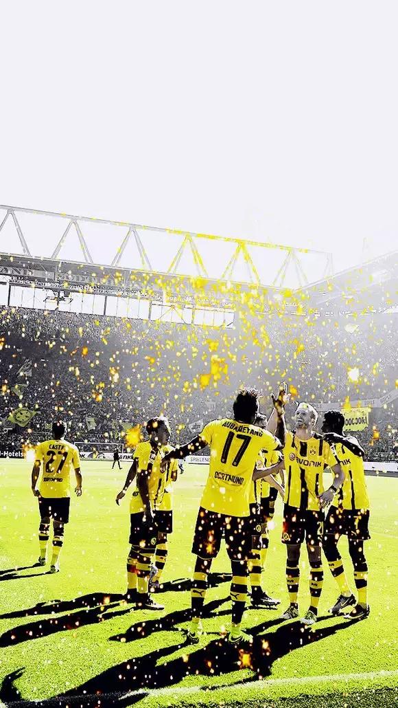 多特蒙德队徽壁纸,多特壁纸全屏高清4k