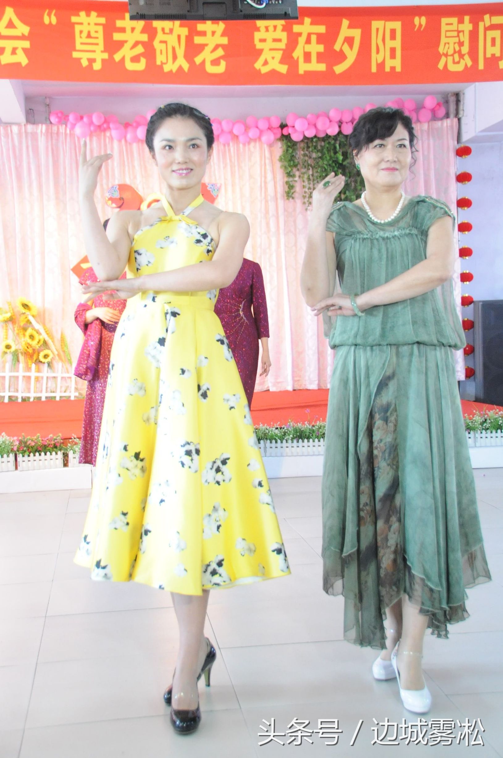 黑河市旗袍协会春节晚会,北安市旗袍协会三周年开场秀