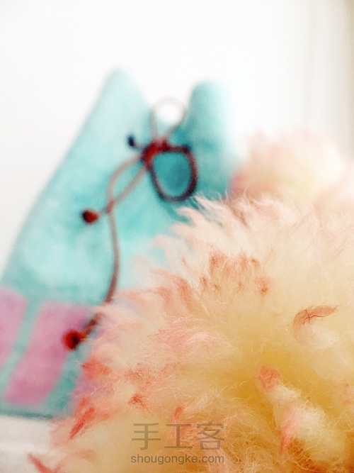 马卡龙撞色包包,马卡龙毛绒包