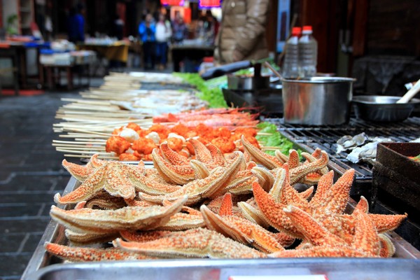 去青岛吃海星,青岛旅游吃海鲜自述