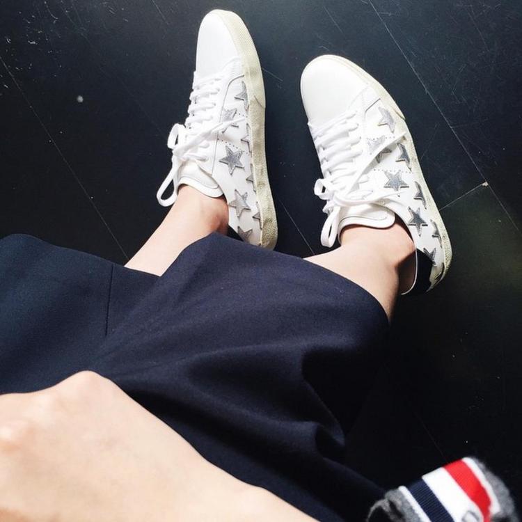 ysl小白鞋rose,ysl最新款鞋