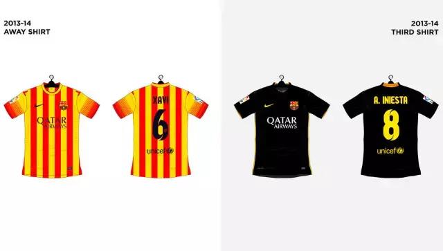 巴萨1617赛季球衣耐克,fcb与nike联名球衣