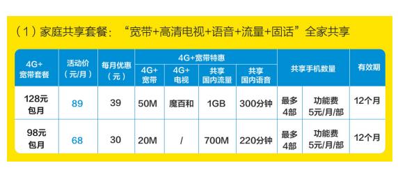 移动流量王套餐宽带,移动18元流量王宽带