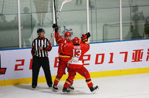亚冰赛精彩集锦,亚冬会冰球中国对日本