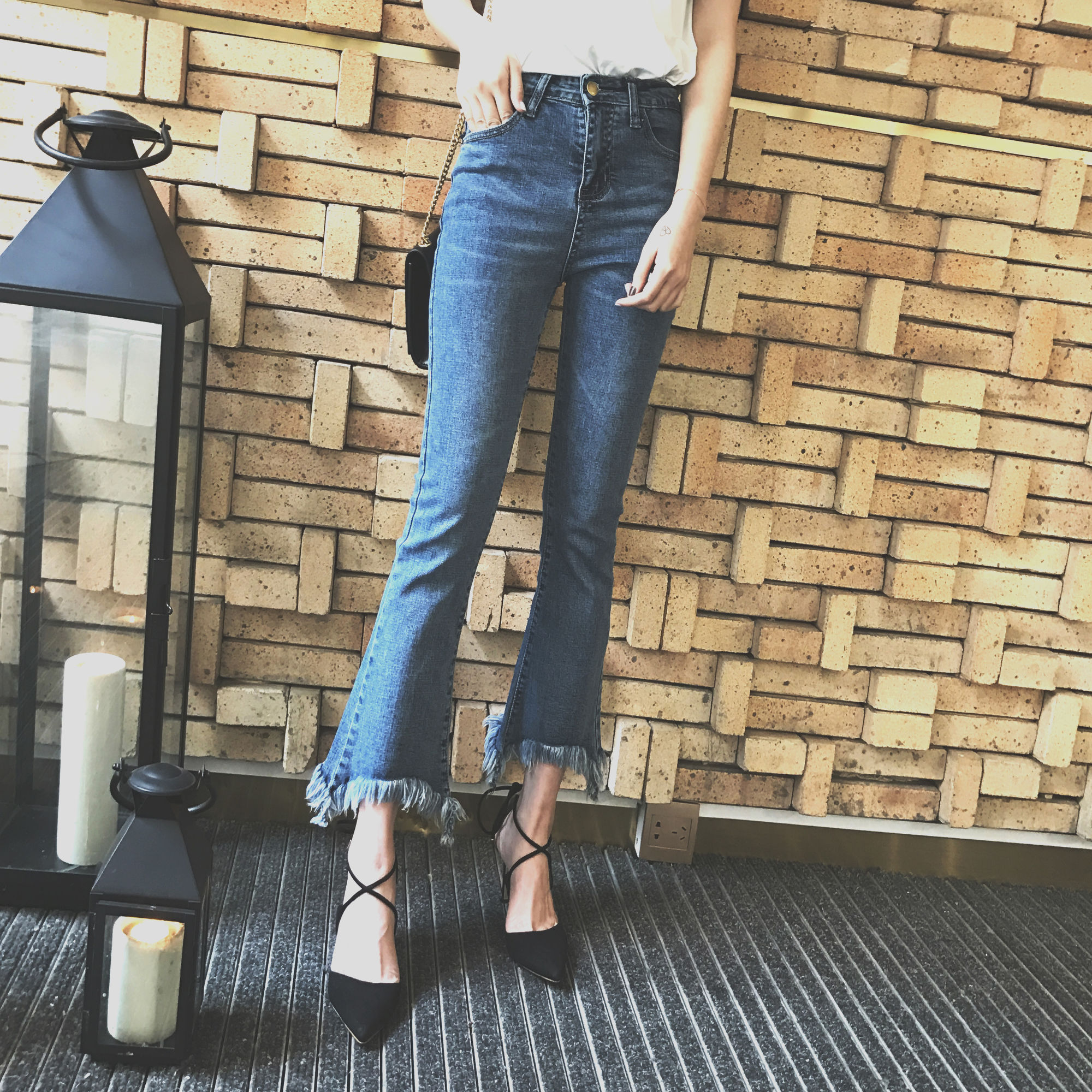 复古怀旧裤穿搭,复古风潮裤