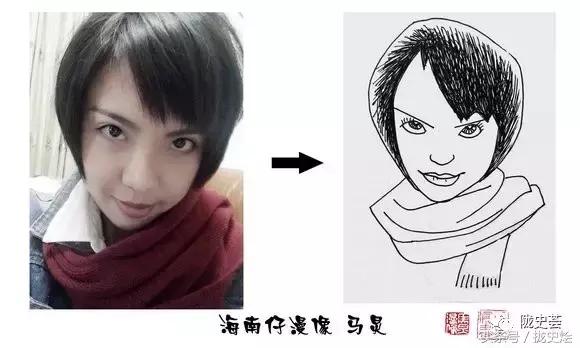 简笔漫像，如何才能惟妙惟肖，著名漫画家马炅，一语道破其中玄妙