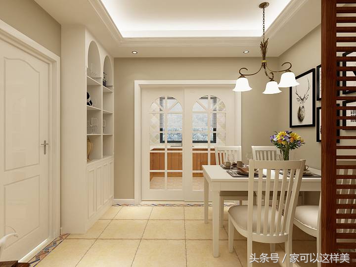 90平米简美风格,简美风格90平米装修实景