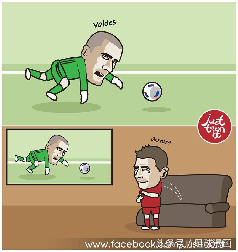 c罗被皇马扫地出门漫画,漫画足球内马尔和c罗