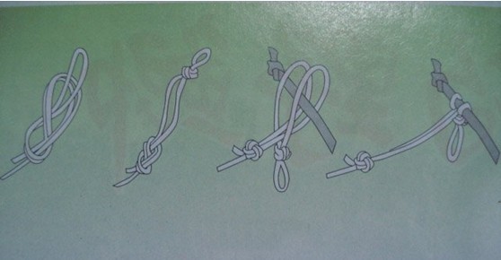 看看老钓友在实践中是怎么绑线的