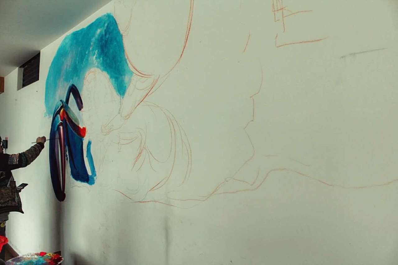 成都资深壁画艺术家——淼淼