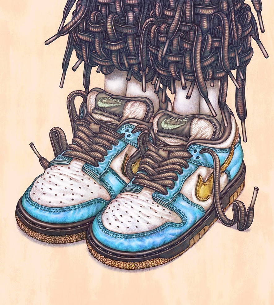 怎么样画耐克,耐克要怎么画才好看