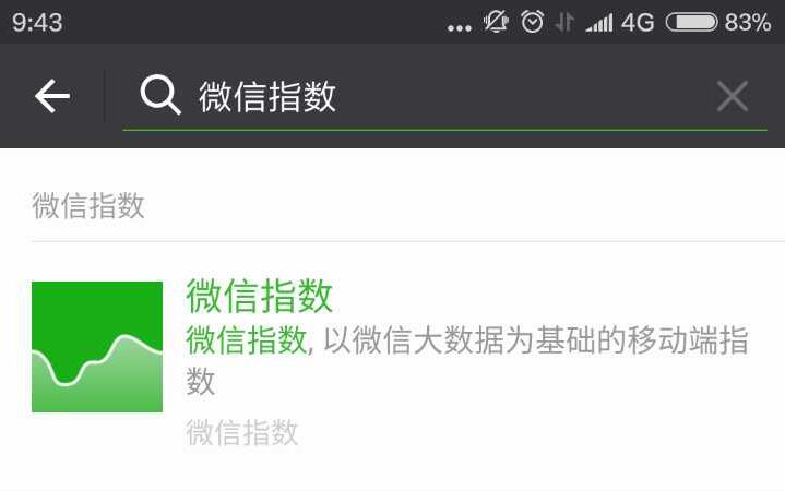 微信指数上线什么意思,微信指数上升说明什么