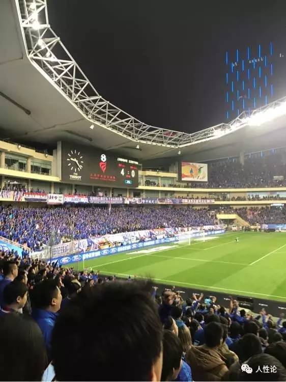 上海虹口足球场现场,上海申花虹口2-1上海上港
