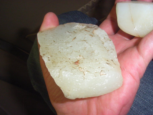 和田玉切割石头,和田玉籽料游记