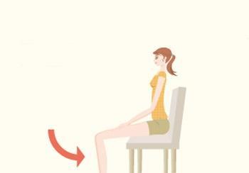 办公室坐在凳子上的减肥动作,办公室减肥操椅子