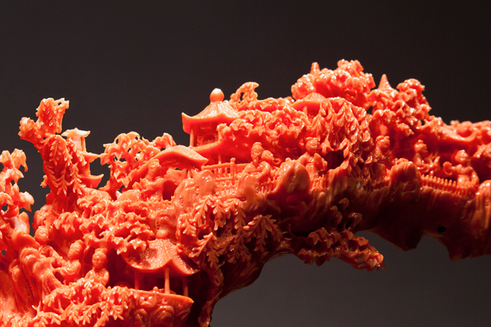 台湾博物馆红珊瑚是真的吗,红珊瑚馆藏品欣赏