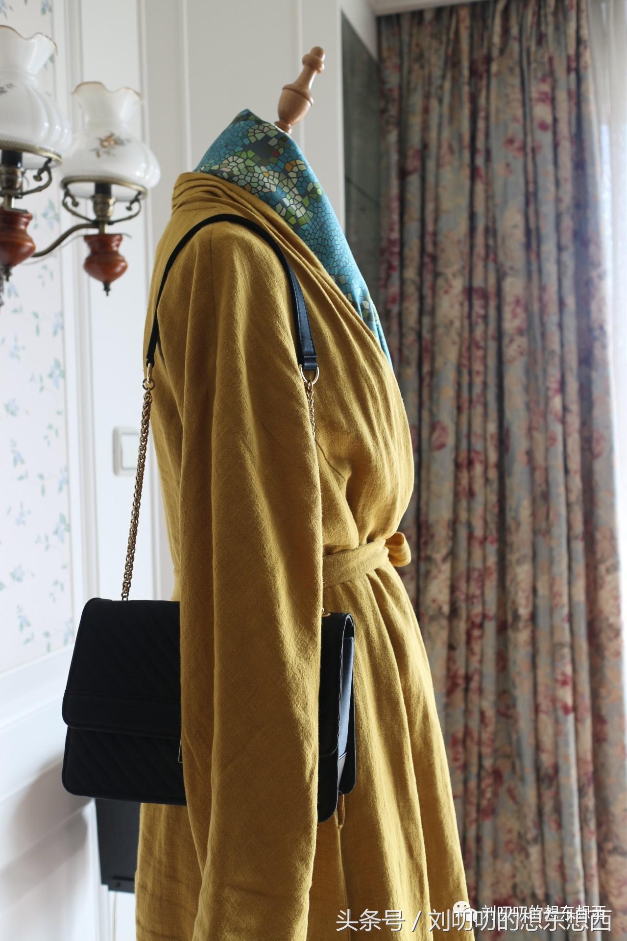 短款连衣裹裙外搭外套,裹裙一片式双面穿