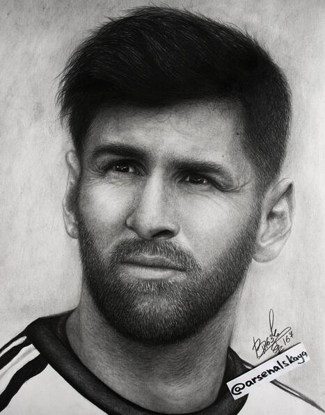 足球球星素描手绘图,足球球星素描头像漫画版