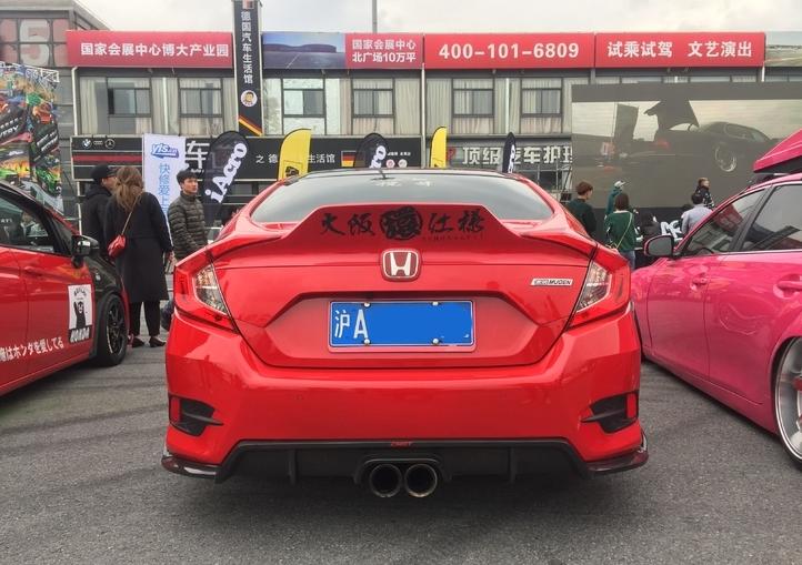 改装最好看的白色10代思域,改的最好看的十代思域