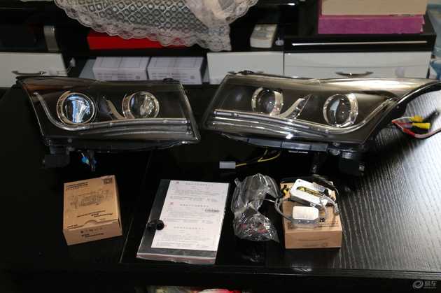 18科鲁兹大灯改装案例,雪佛兰18款科鲁兹改装led矩阵大灯