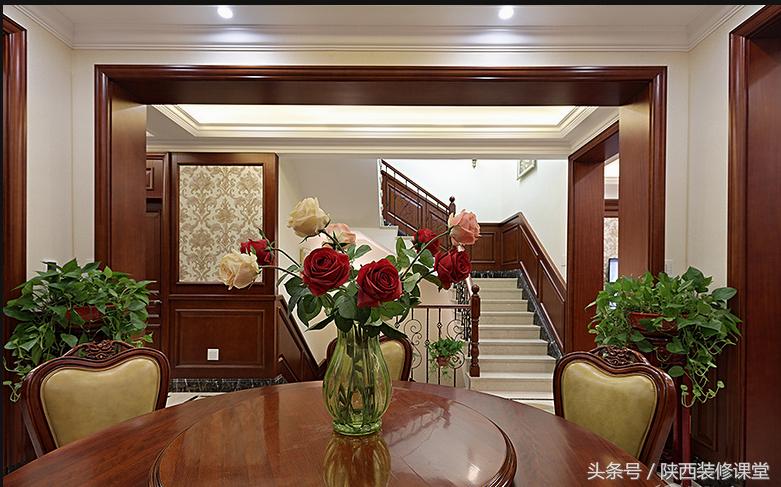 中国美式豪宅,400平轻奢中式豪宅