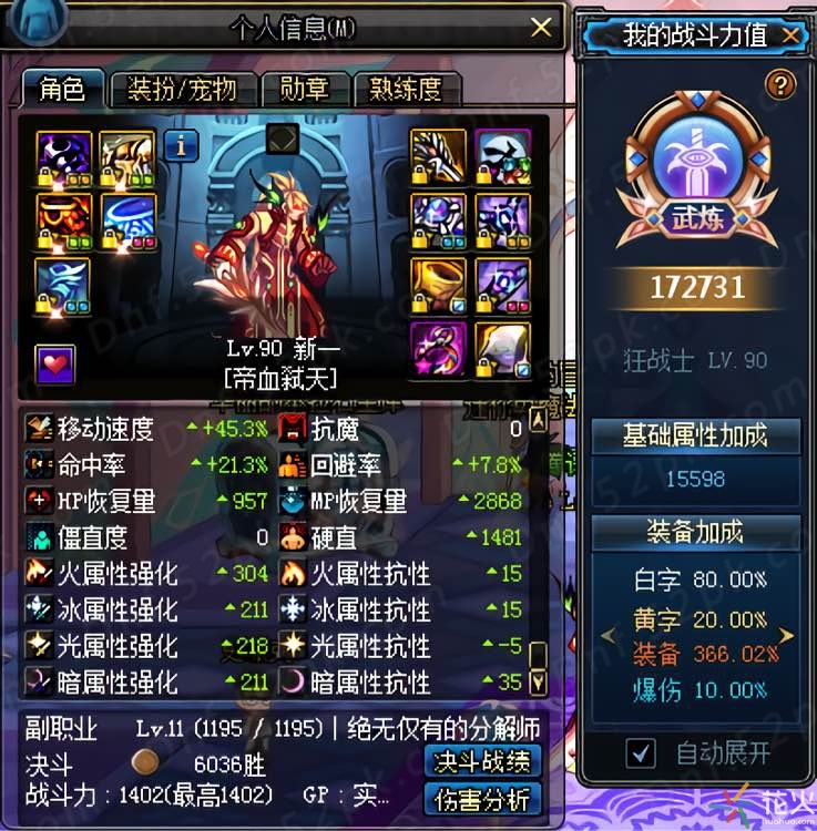 谁是DNF无冲突SS防具之王红眼实测天御与上元节伤害