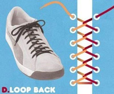 六孔鞋带的24种系法最简单,花式鞋带系法15种必学鞋带绑法