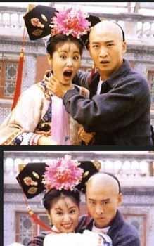 林心如老佛爷,让老佛爷躺在地上合照