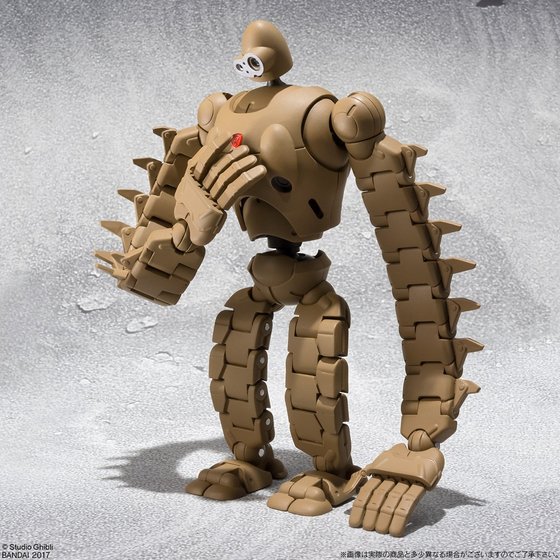 万代正版13号机可动手办,万代天空之城机器人手办