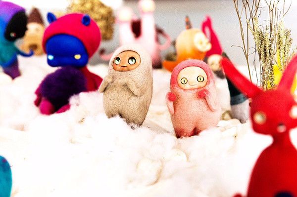 玩偶设计师林良如：怪趣毛毡展览——《23个小怪兽》