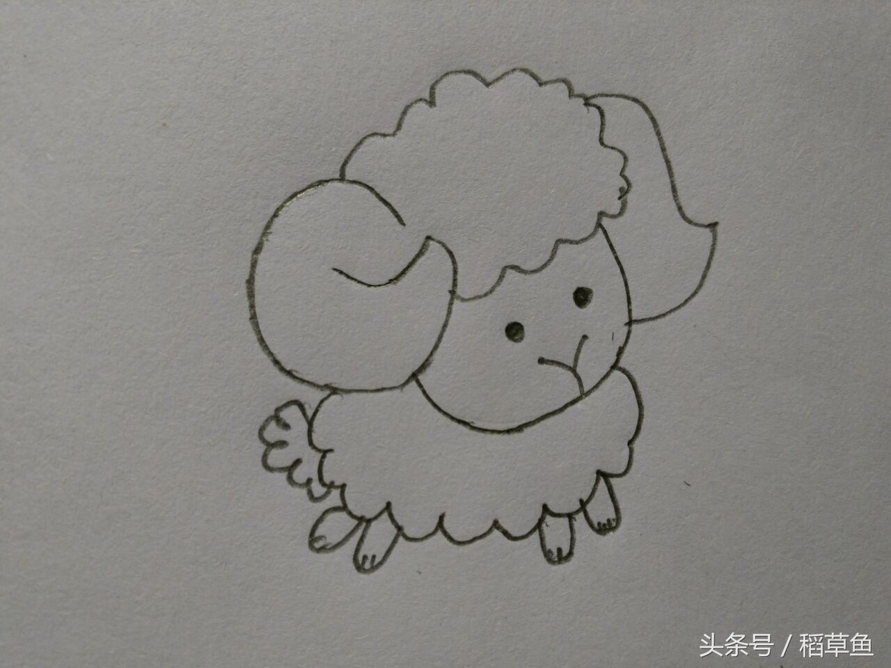 12生肖完整图片马的简笔画,12生肖中的狗简笔画怎么画