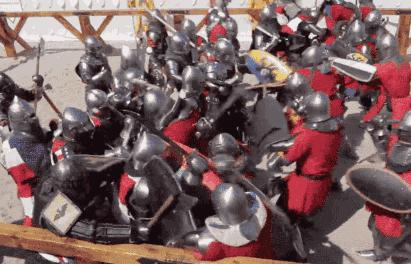 中国队首战世界杯,中国参加中世纪盔甲格斗锦标赛