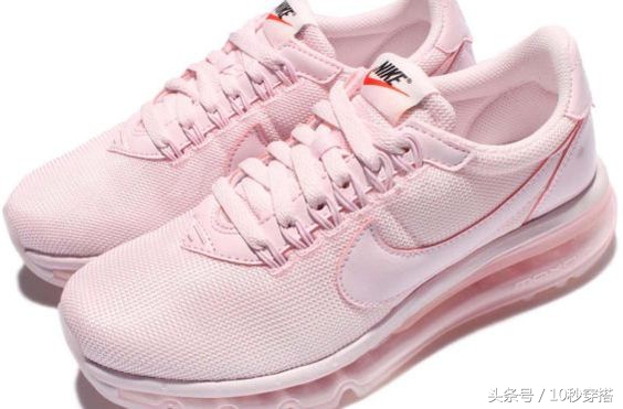 少女心开始爆发,樱花粉气垫球鞋