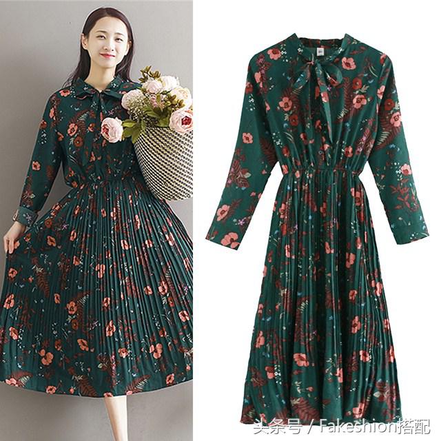 碎花连衣裙的搭配与讲解,碎花连衣裙100种搭配图