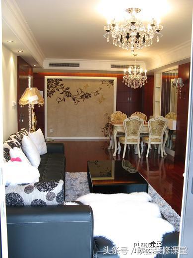 来一套简欧完工实景,130平简欧风格低调奢华