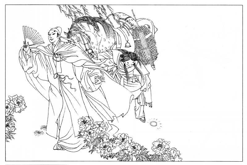 罗伦赶考连环画鉴赏,罗伦赶考连环画获奖作品