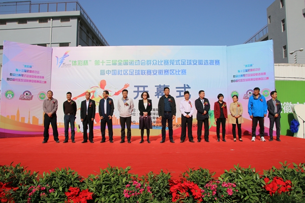 安徽省第十五届运动会足球决赛,省第十三届运动会群众比赛