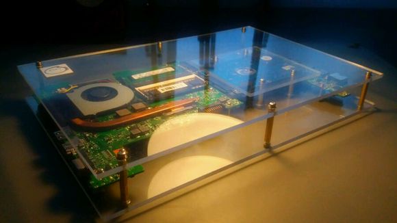 diy木制笔记本电脑机箱,旧办公电脑机箱diy