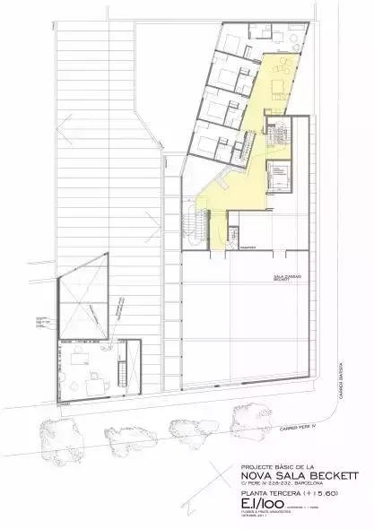 室内案例|耗时6年完成巴塞罗那SalaBeckett话剧院