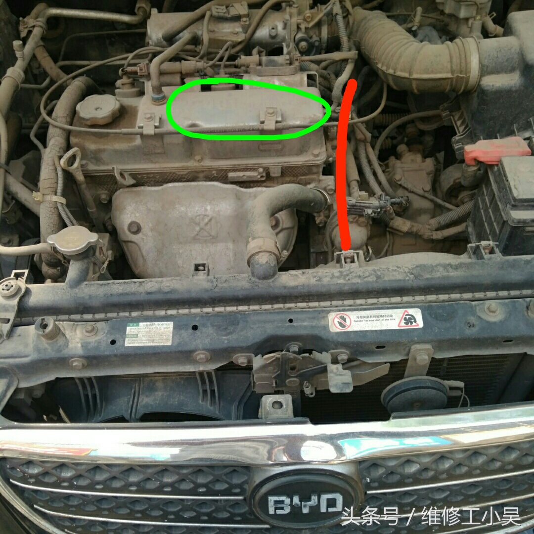 比亚迪发动机怠速间歇性颤抖,比亚迪发动机启动车内嗡嗡响