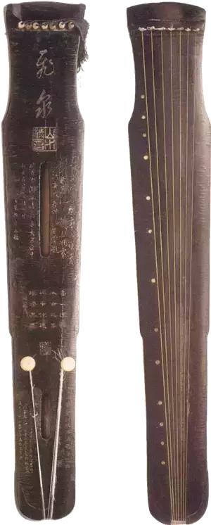 历代古琴的基础知识,中国古琴辨识图