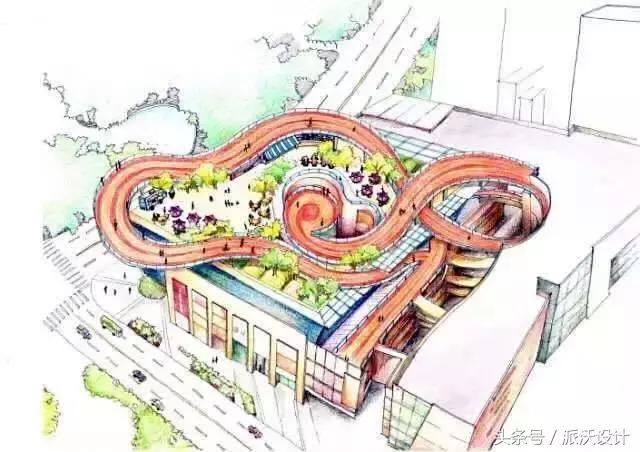 购物中心最新的建筑,购物中心屋顶花园