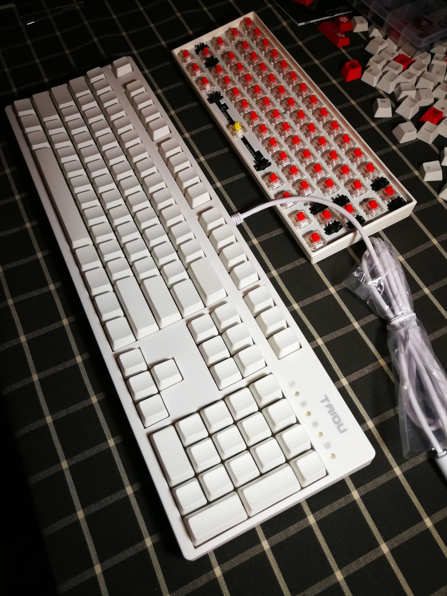 190元钛度键盘,钛度k550机械键盘