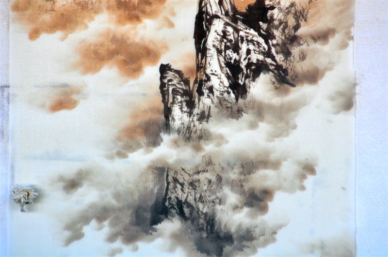 最新曾刚彩墨山水画技法,曾刚彩墨山水技法教学宝典